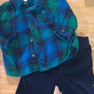 6-12m old navy outfit